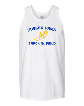Sussex Rams Track Muscle Tank Top Design 2