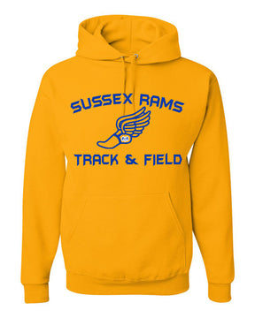 Sussex Rams Track Hooded Sweatshirt Design 2