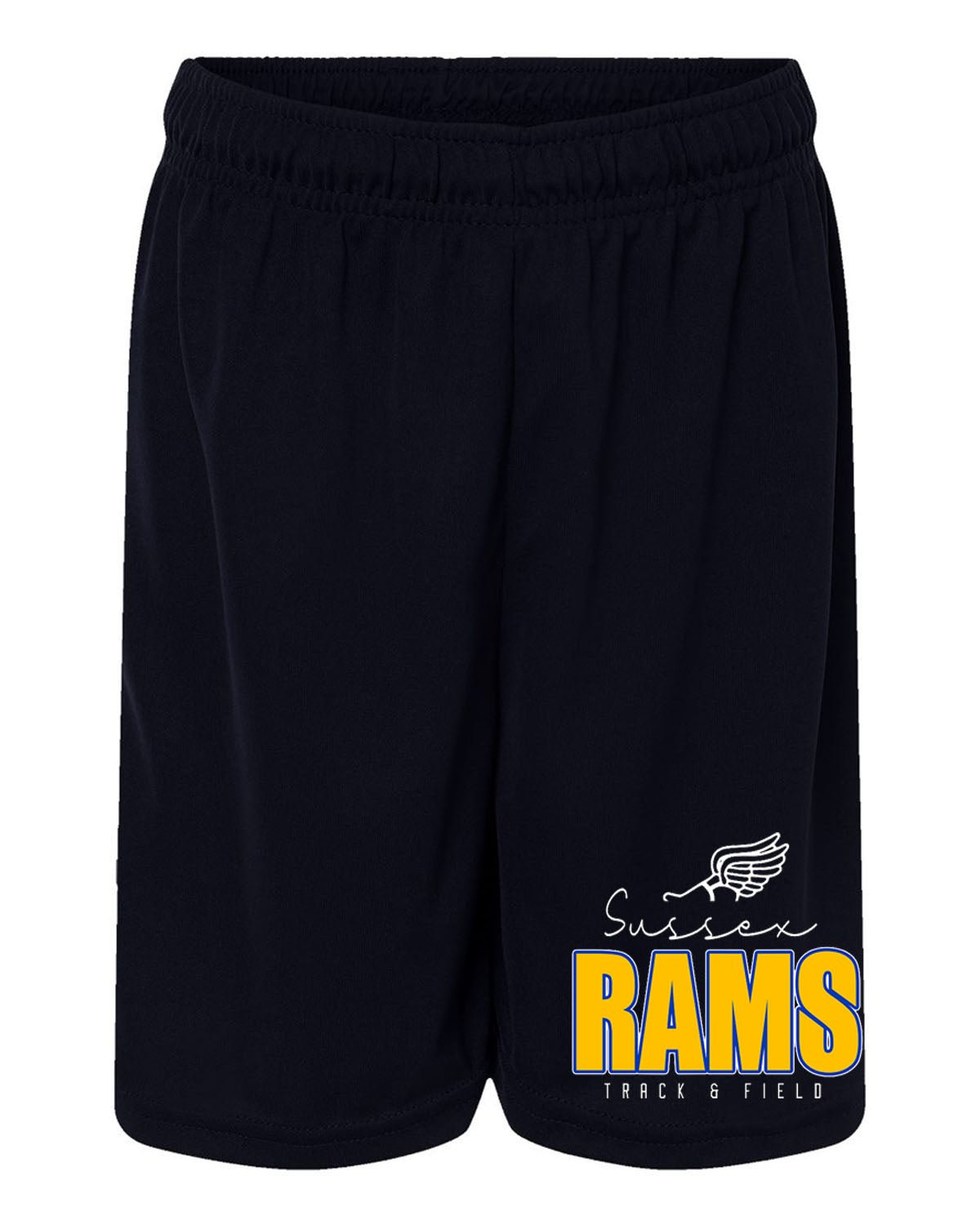 Sussex Rams Track Performance Shorts Design 4