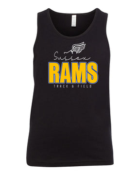 Sussex Rams Track Muscle Tank Top Design 4