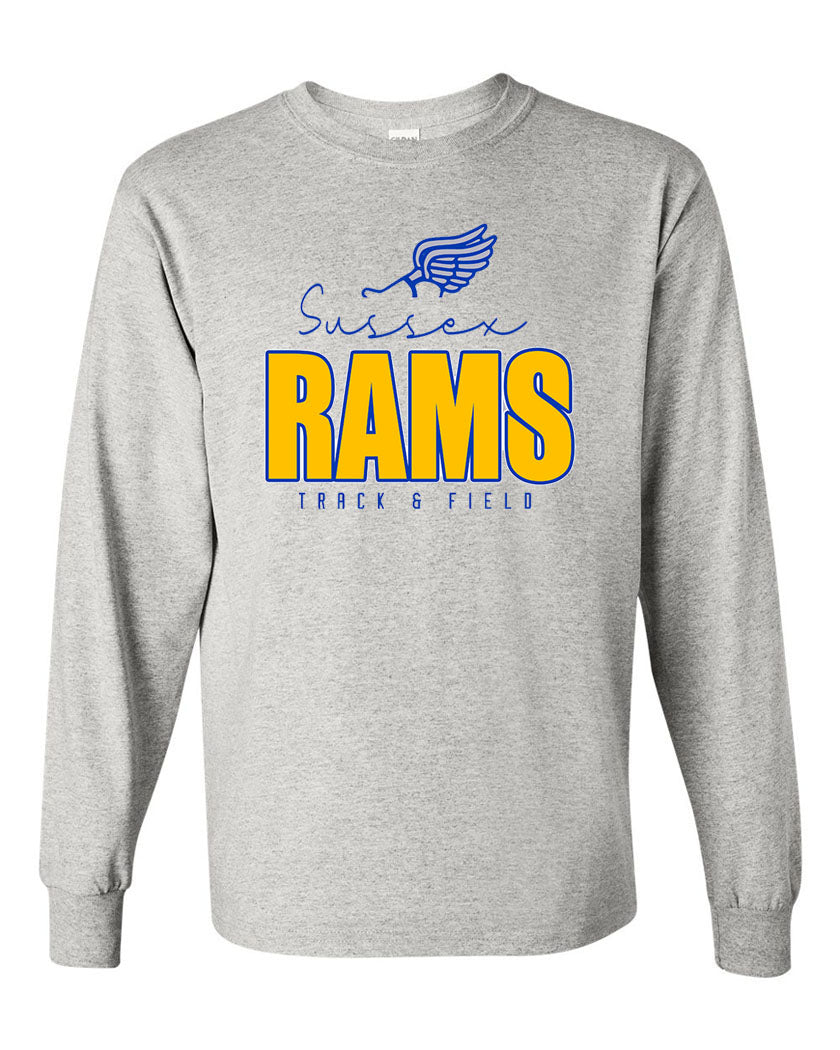 Sussex Rams Track Long Sleeve Shirt Design 4