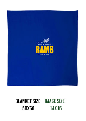 Sussex Rams Track Blanket Design 4