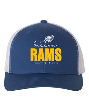 Sussex Rams Track Trucker Hat Design 4