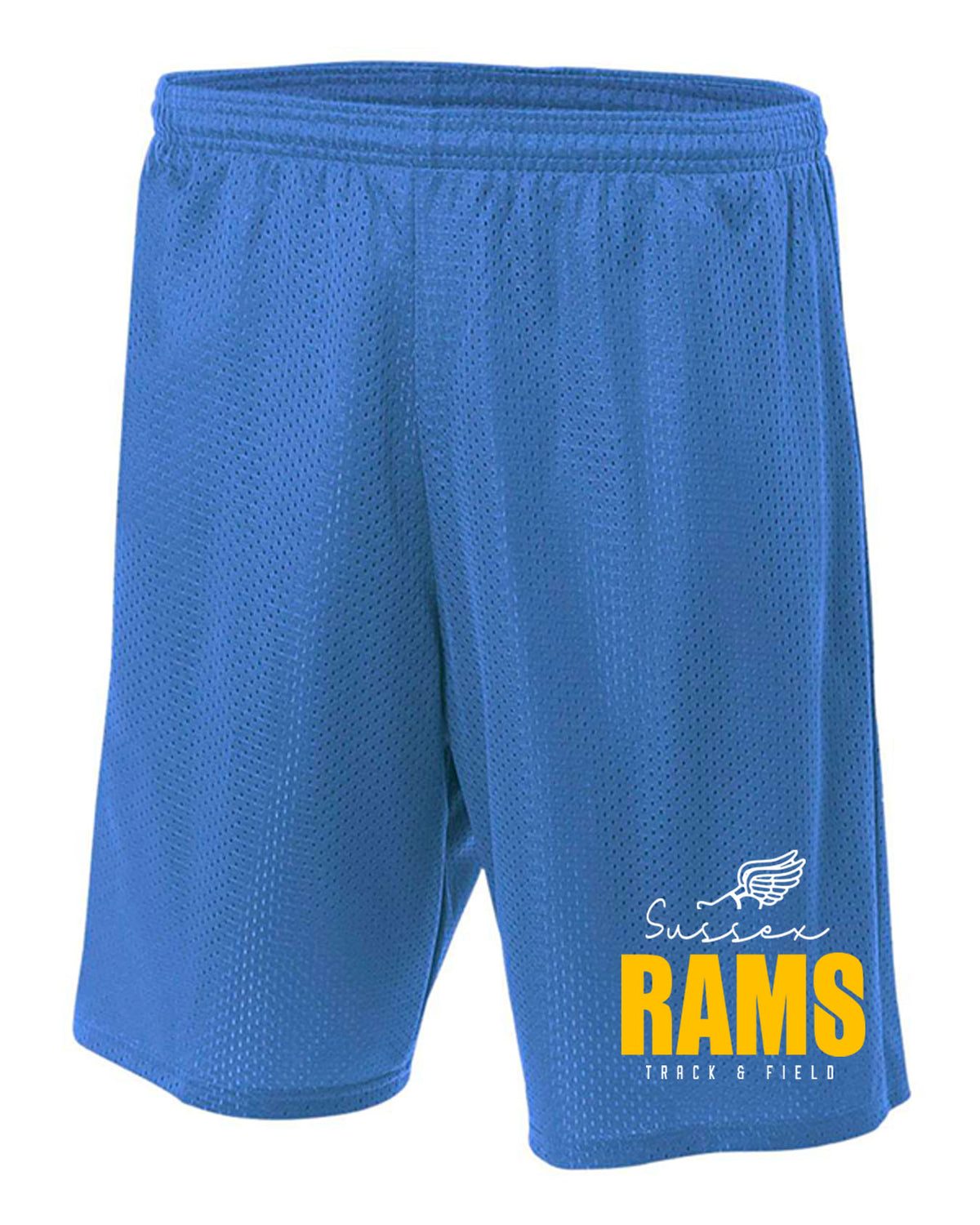 Sussex Rams Track Mesh Shorts Design 4
