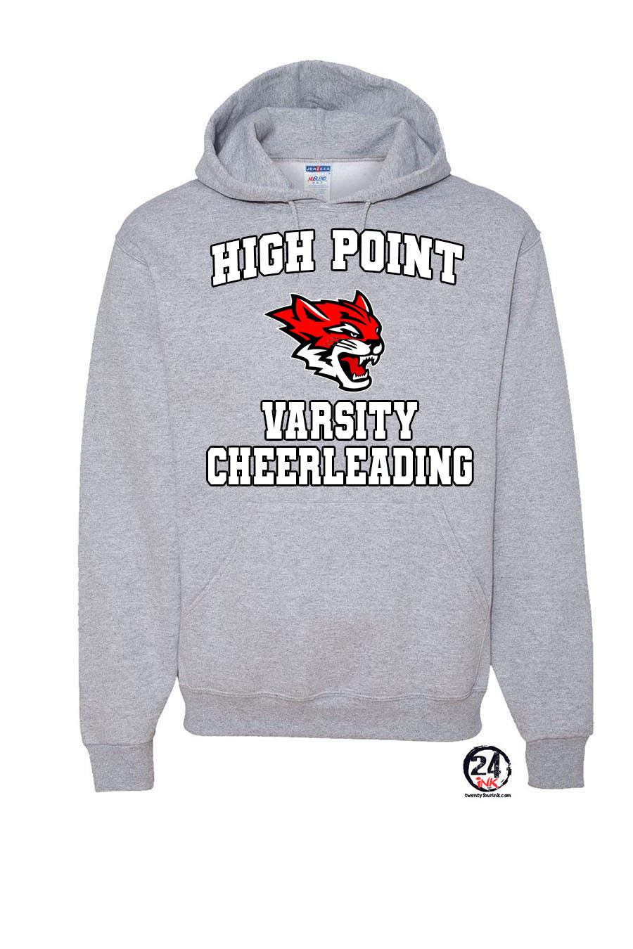 2024 Required Wildcats cheer Hooded Sweatshirt