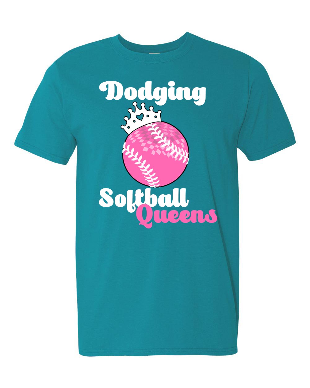 Dodging Softball Queen Dodgeball t-shirt