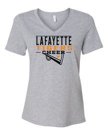 Tigers Cheer V-neck T-Shirt Design 1