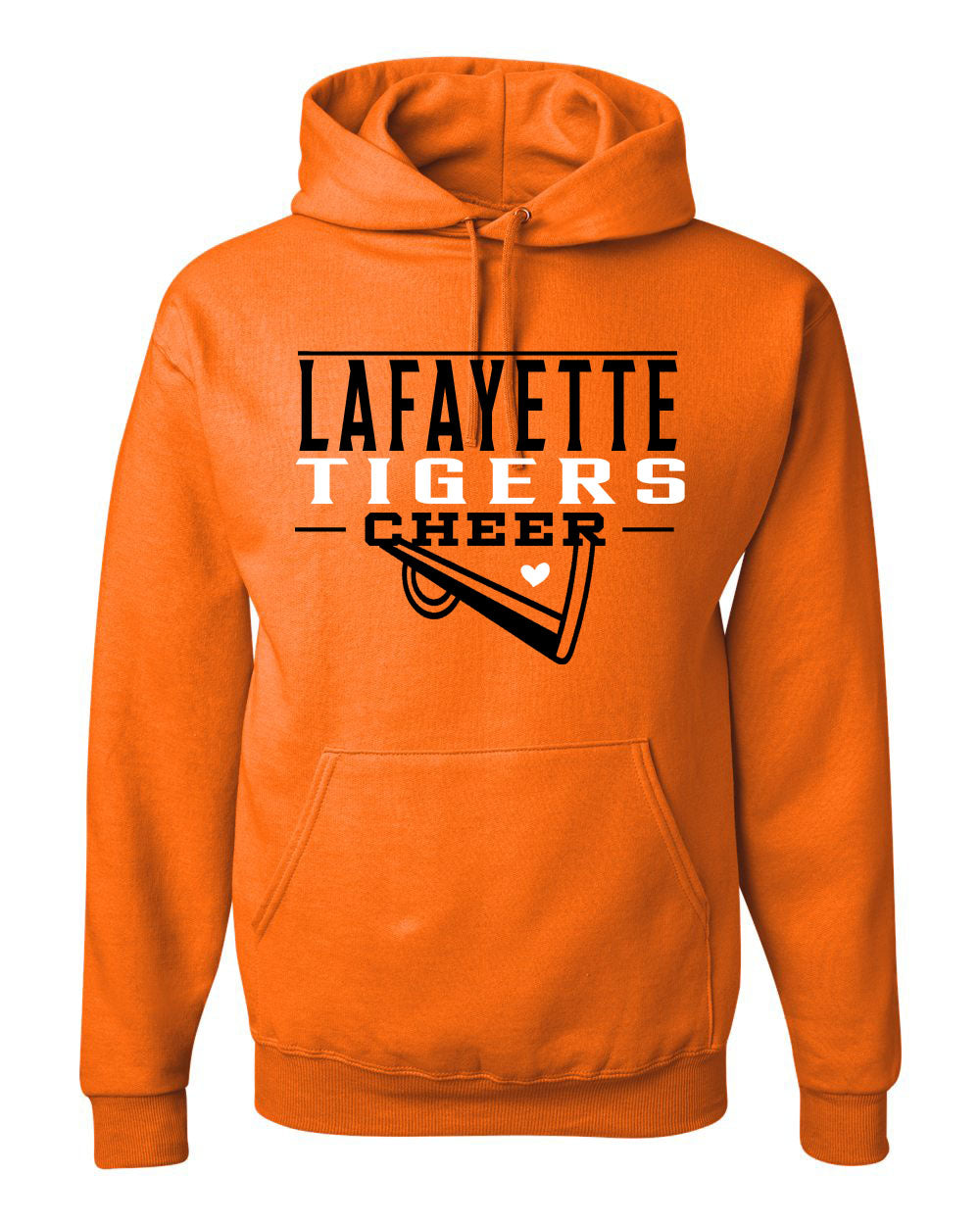 Tigers Cheer Hooded Sweatshirt Design 1