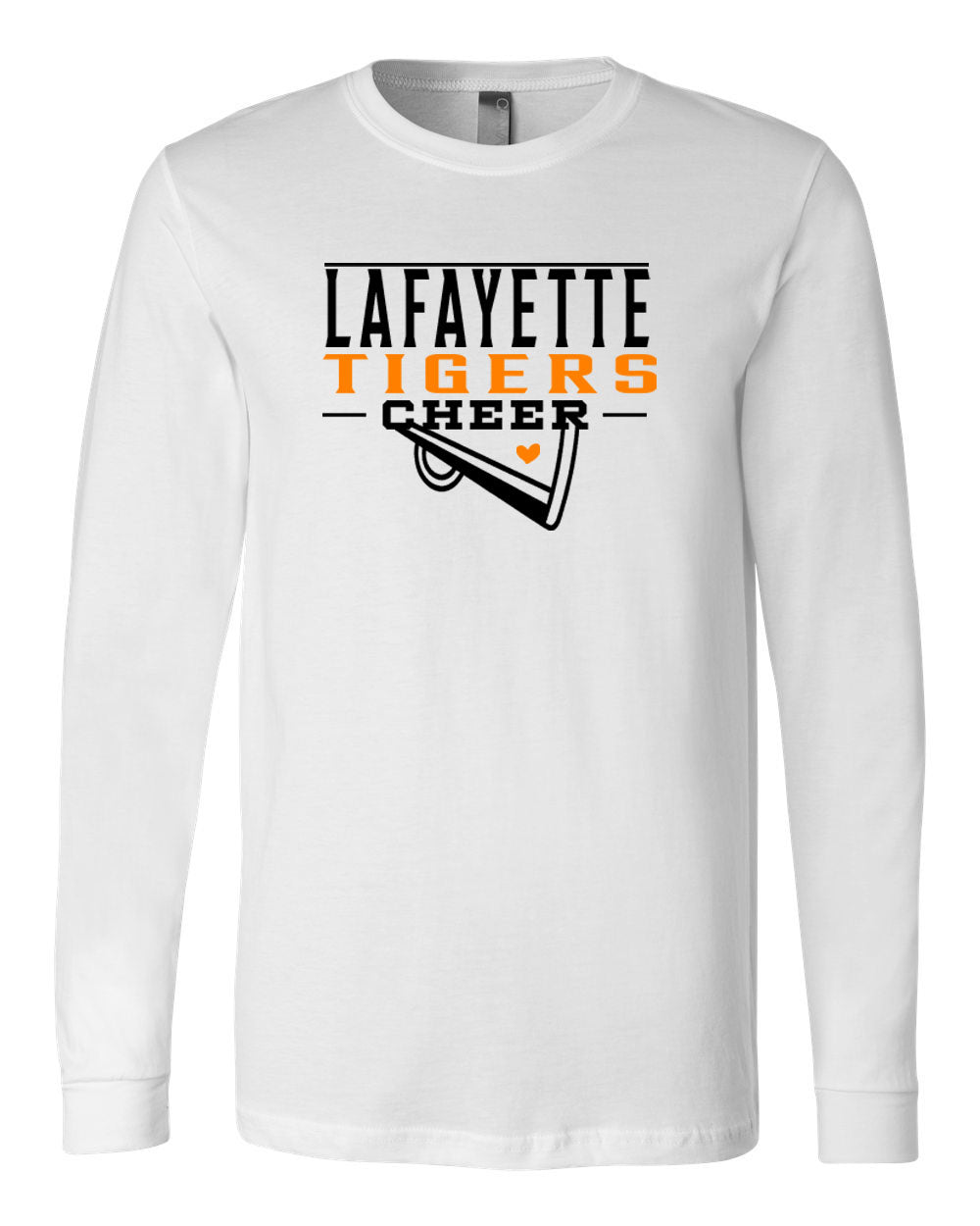 Tigers Cheer Long Sleeve Shirt Design 1