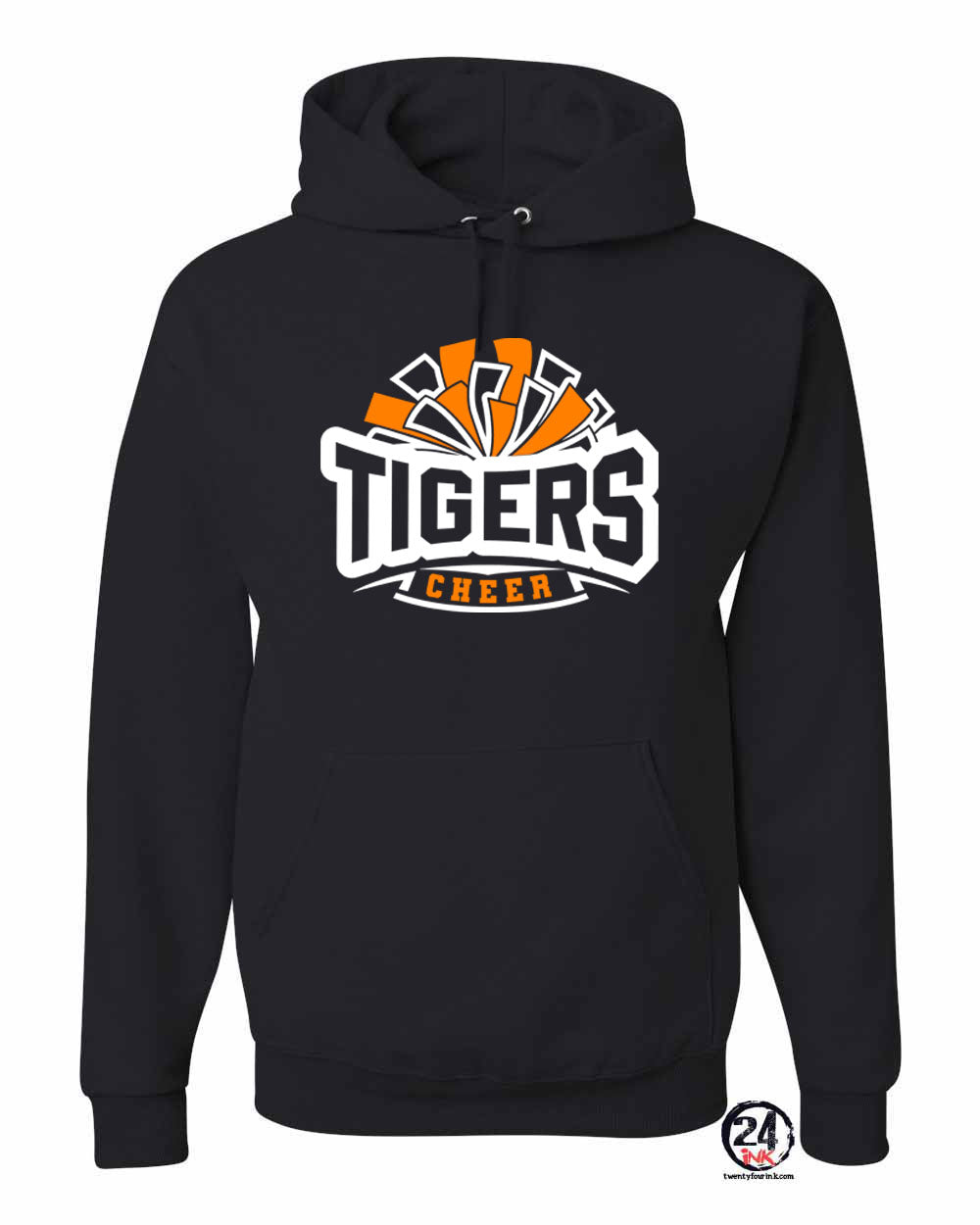 Tigers Cheer Hooded Sweatshirt Design 2