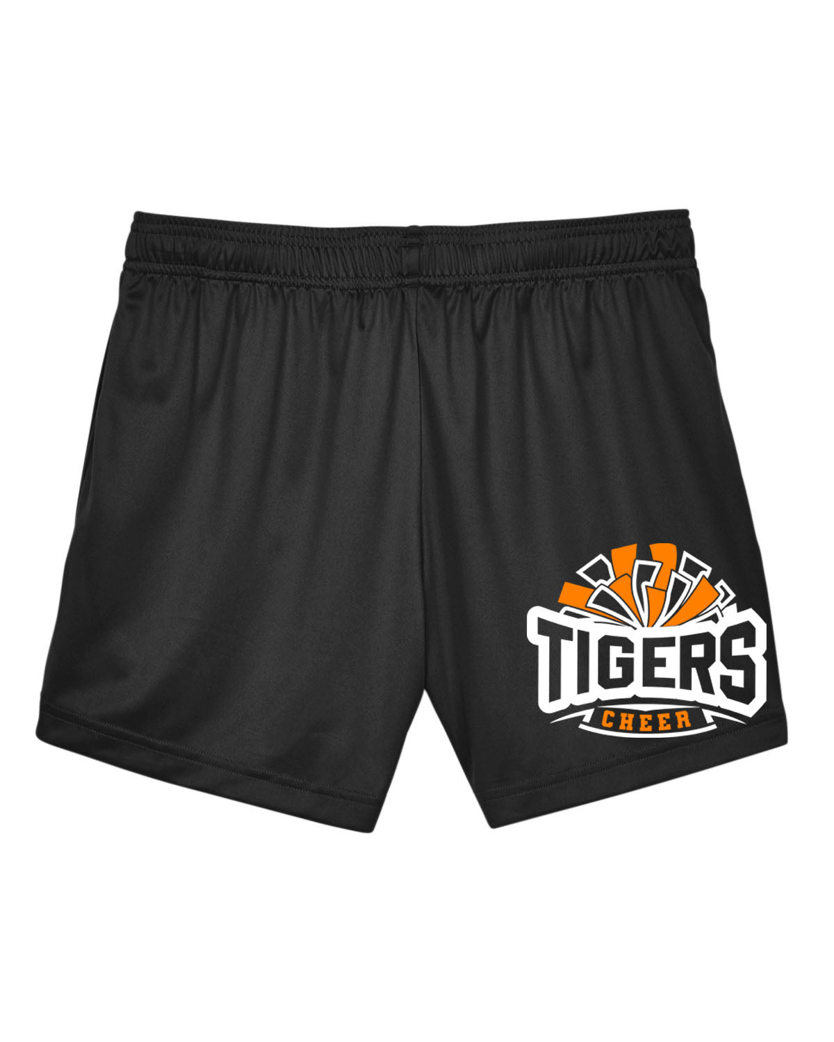 Tigers Cheer Ladies Performance Shorts Design 2