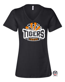 Tigers Cheer V-neck T-Shirt Design 2