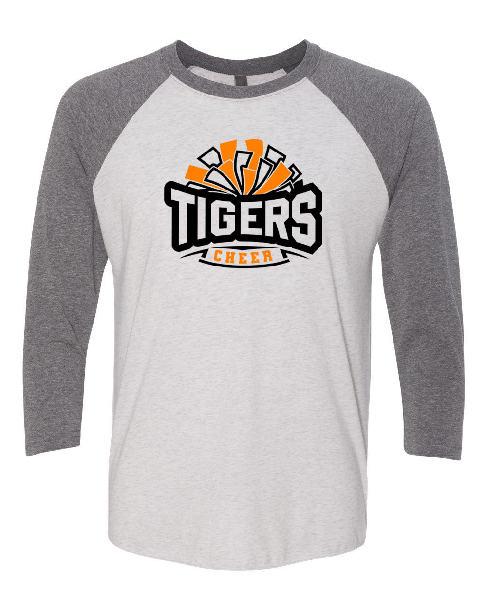 Tigers Cheer raglan shirt Design 2