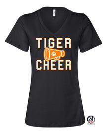 Tigers Cheer V-neck T-Shirt Design 3