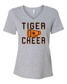 Tigers Cheer V-neck T-Shirt Design 3