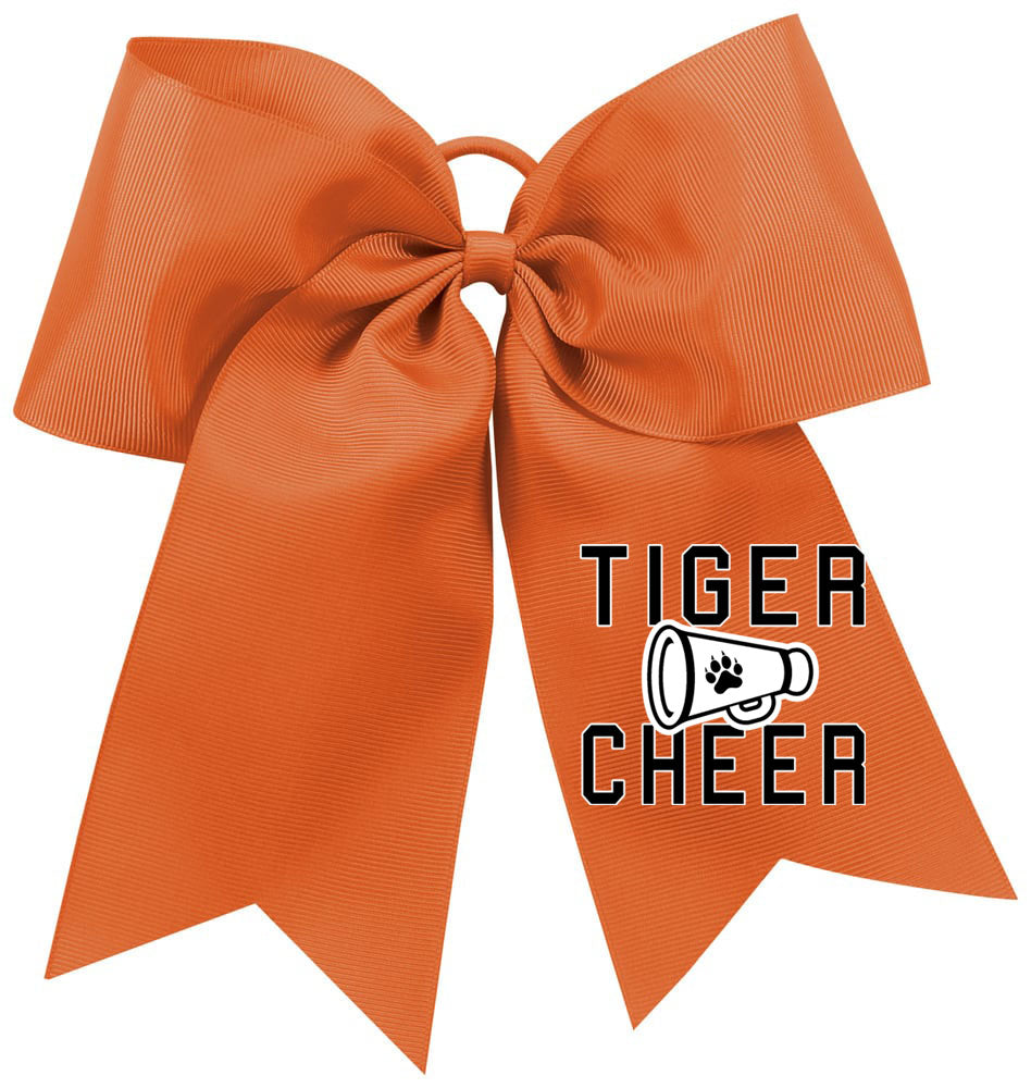 Tigers Cheer Bow Design 3