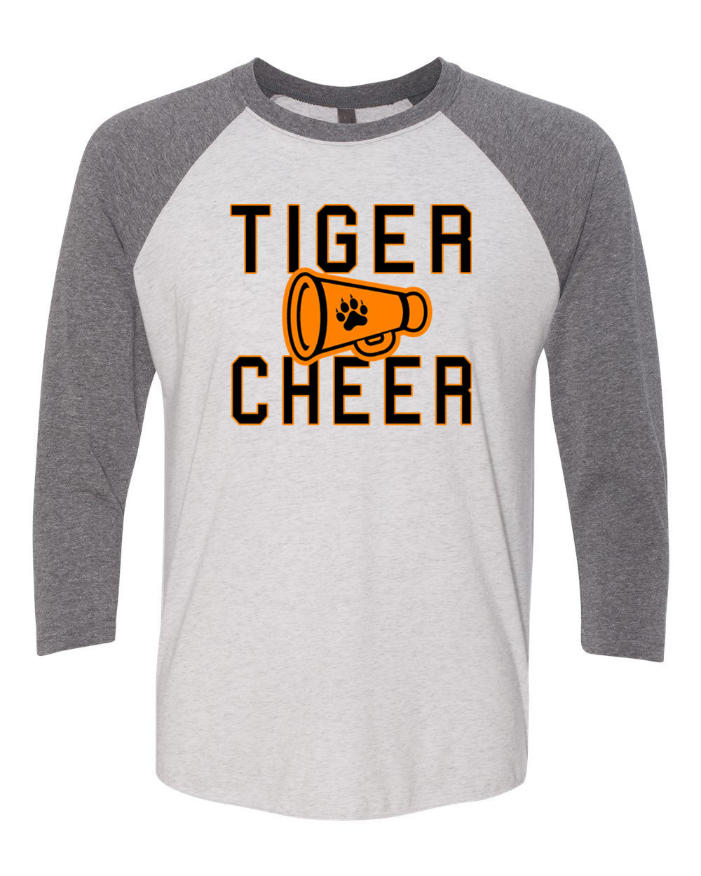 Tigers Cheer raglan shirt Design 3