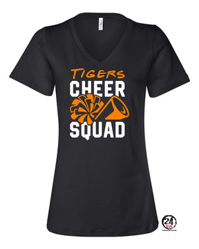 Tigers Cheer V-neck T-Shirt Design 4