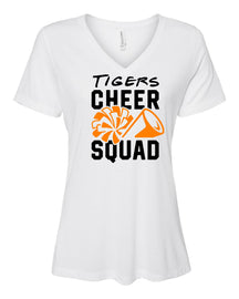 Tigers Cheer V-neck T-Shirt Design 4