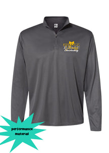 Vernon Cheer Quarter Zip Long Sleeve Design 18
