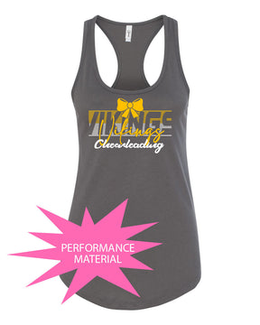 Vernon Cheer Performance Racerback Tank Top Design 18