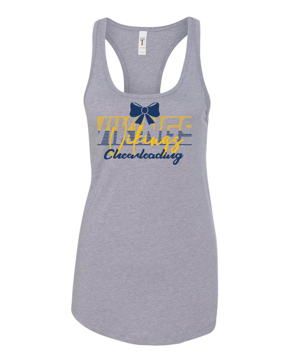 Vernon Cheer Racerback Tank Top Design 18