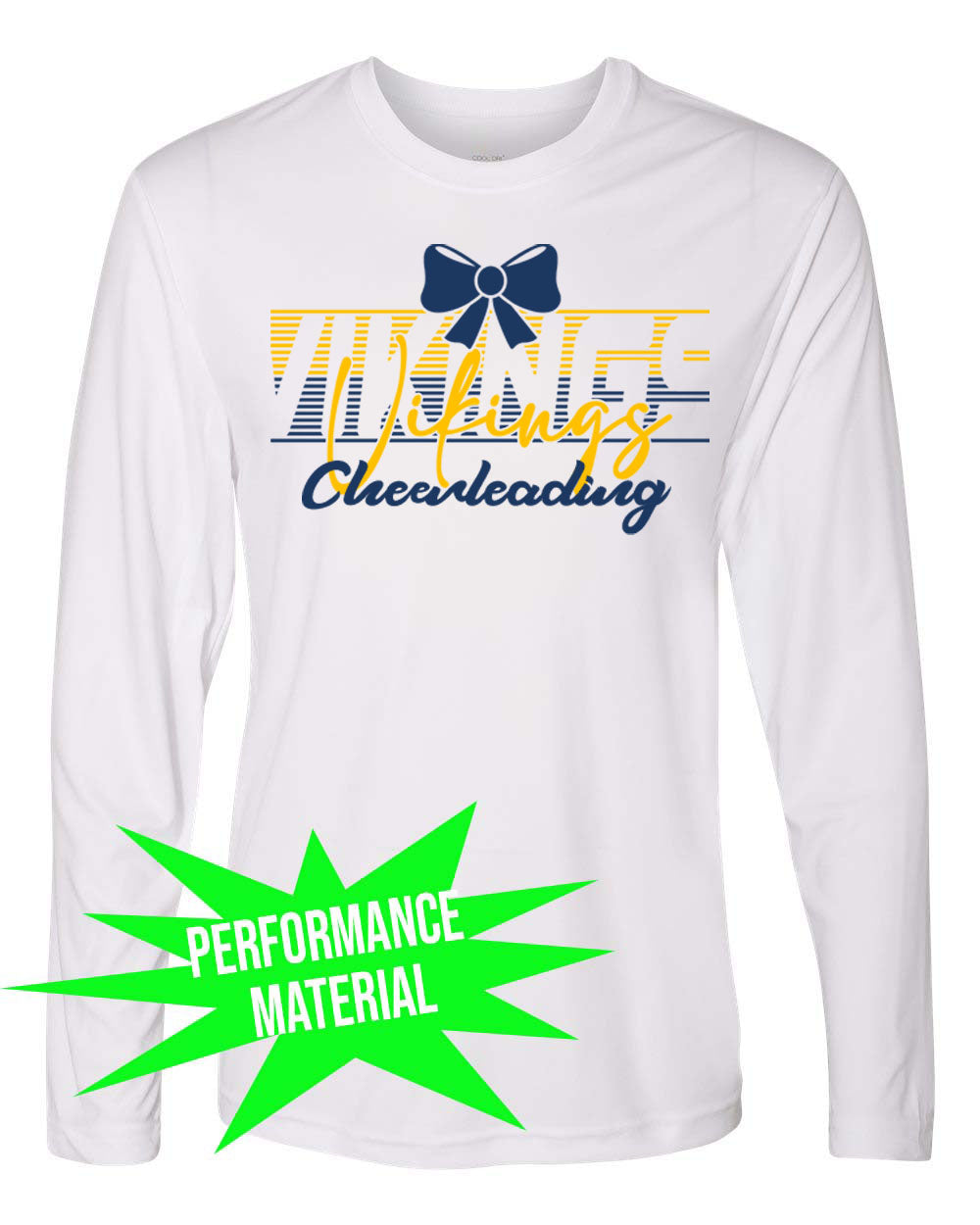 Vernon Cheer Performance Material Long Sleeve Shirt Design 18