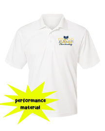 Vernon Cheer Performance Material Polo T-Shirt Design 18