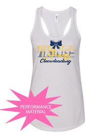 Vernon Cheer Performance Racerback Tank Top Design 18