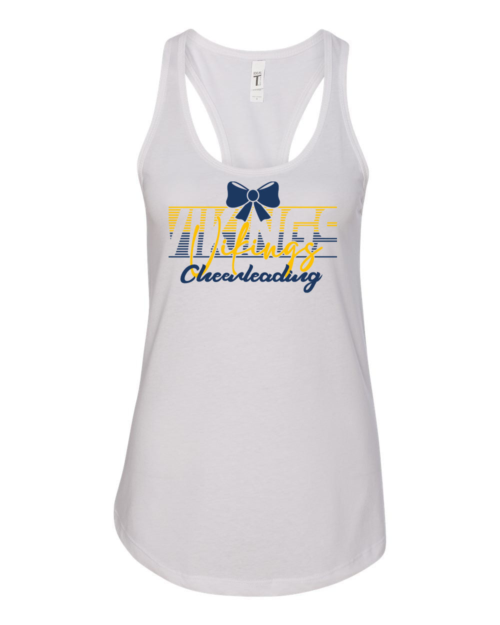 Vernon Cheer Racerback Tank Top Design 18