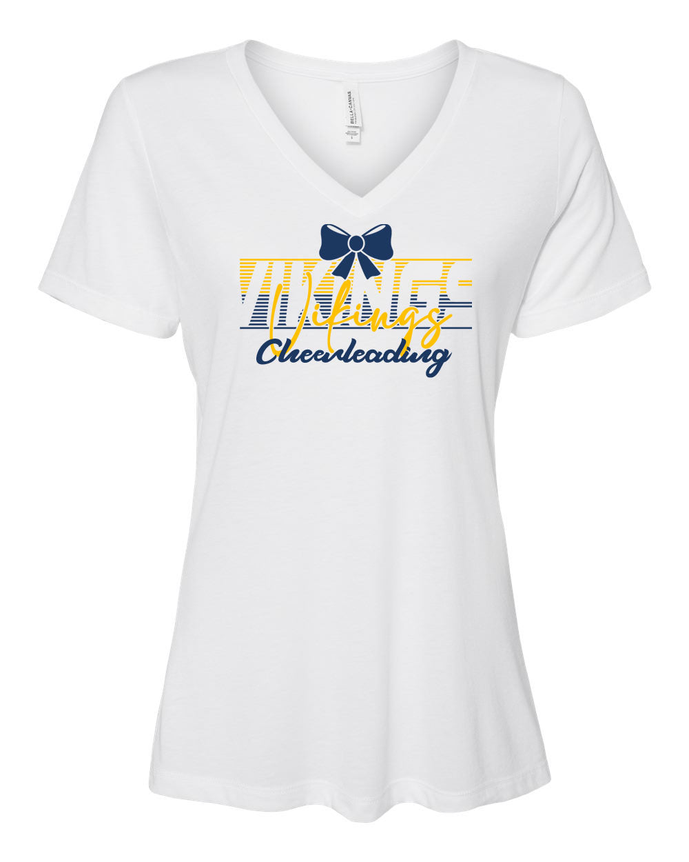 Vernon Cheer V-neck T-shirt Design 18