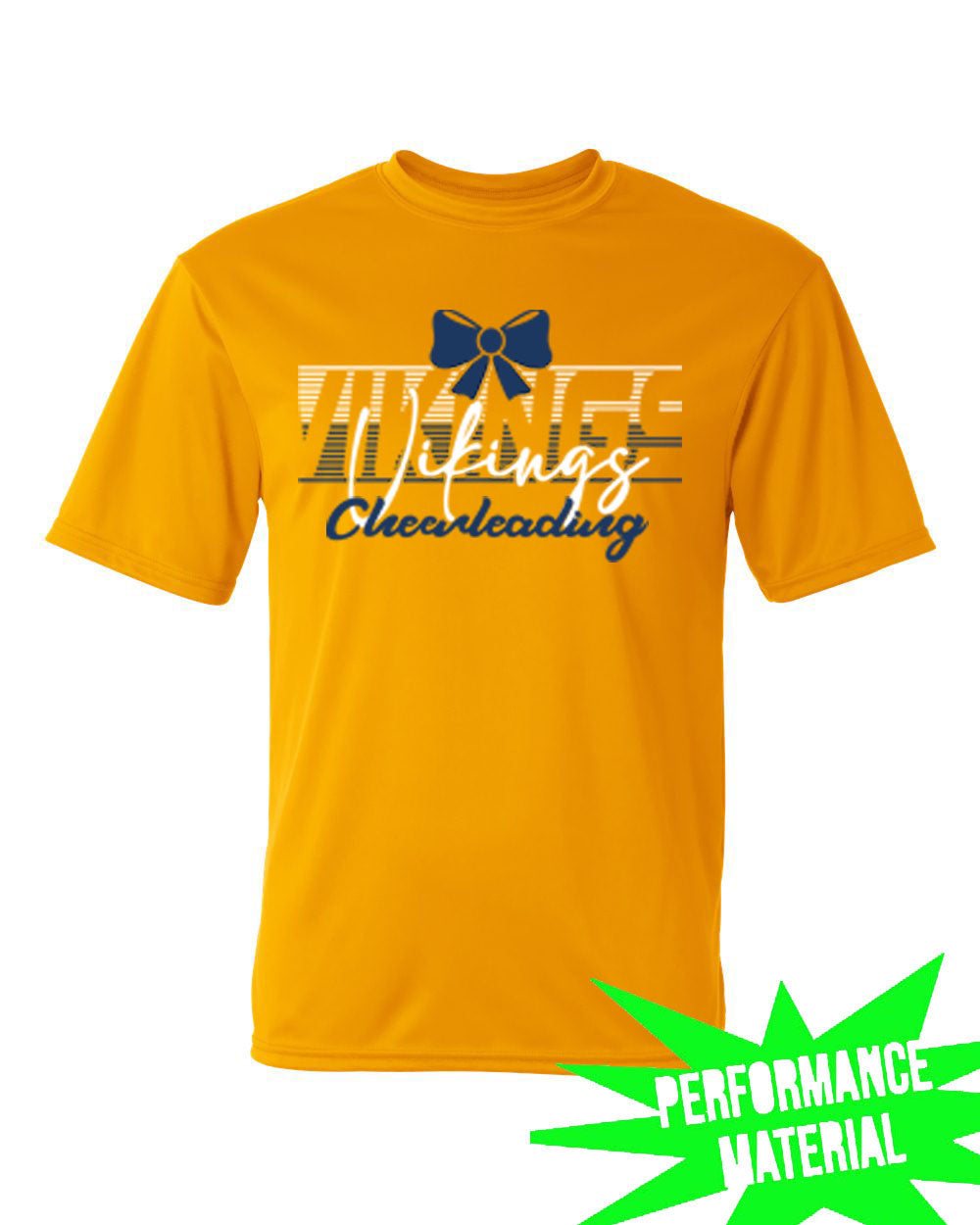 Vernon Cheer Performance Material T-Shirt Design 18