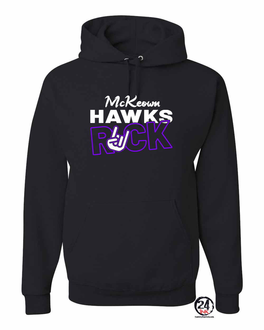 McKeown Hawks Rock Hooded Sweatshirt