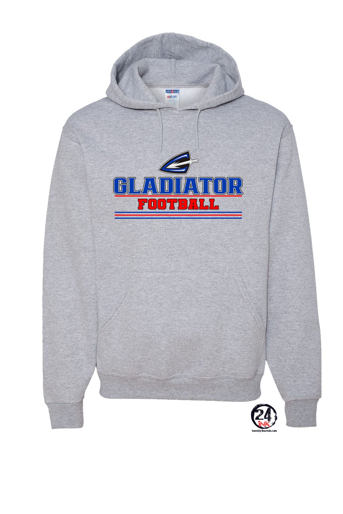 Goshen Football Design 4 Hooded Sweatshirt