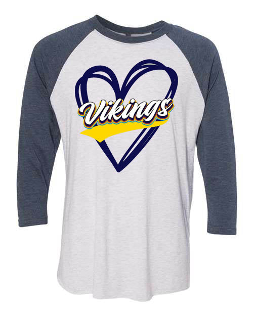 Vernon design 1 raglan shirt