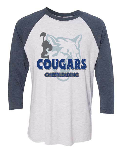 Cougars Cheerleading raglan shirt