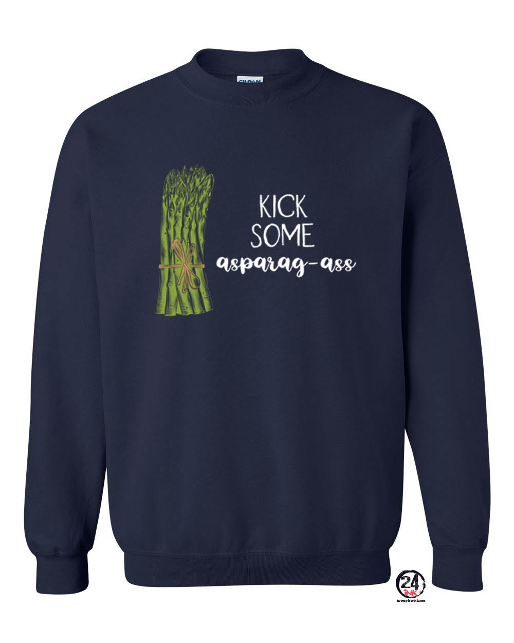 Kick some asparagus non hooded sweatshirt