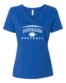 Cougars Football V-neck T-Shirt