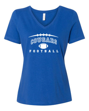 Cougars Football V-neck T-Shirt