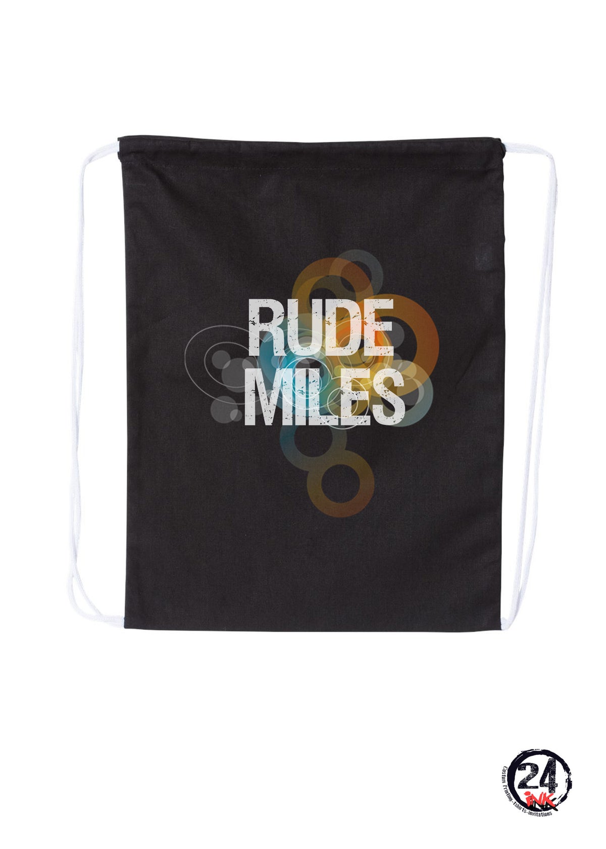 Rude Miles drawstring bag