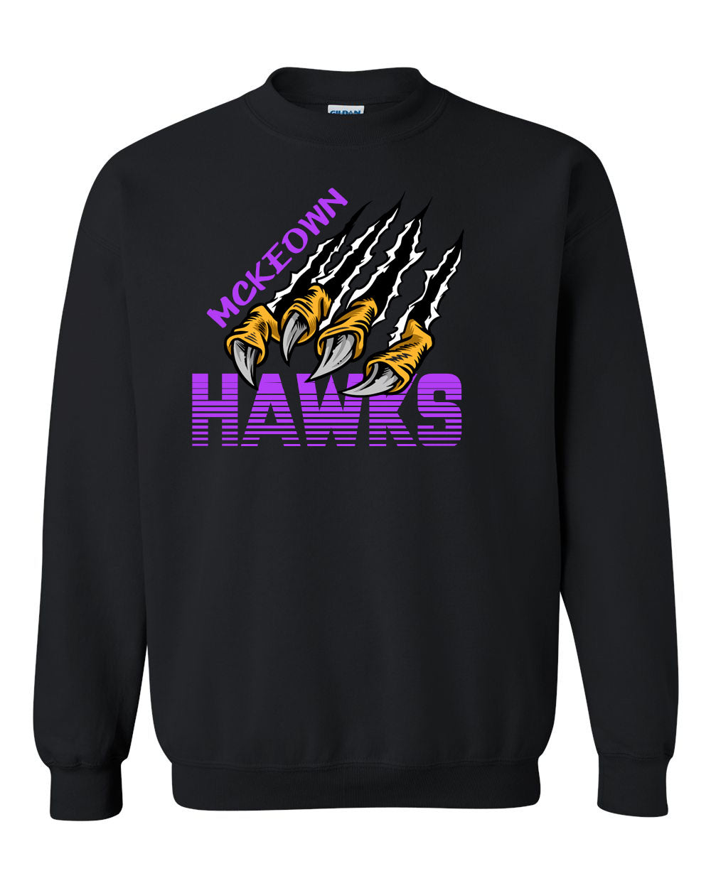 Hawk Claws non hooded sweatshirt