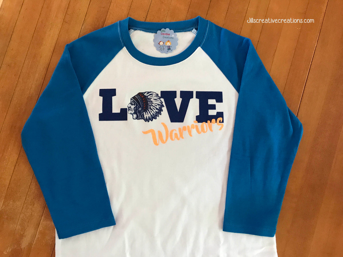 Love (your team name), Shirt, School Spirit