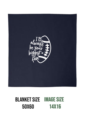 NW Football Design 9 Blanket