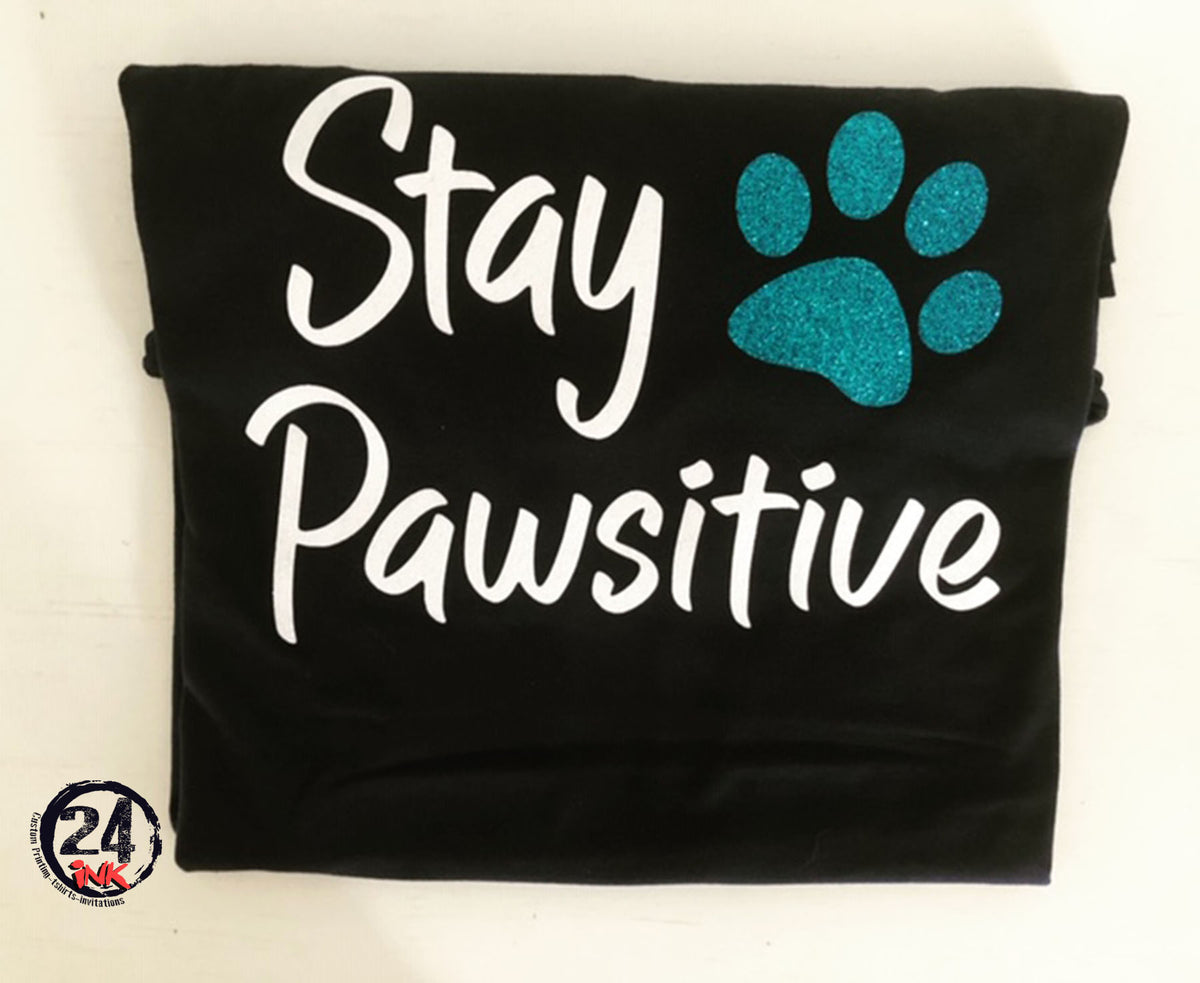 AMPR Dog  Stay Pawsitive T-Shirt