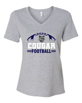 Cougars Football V-neck T-Shirt