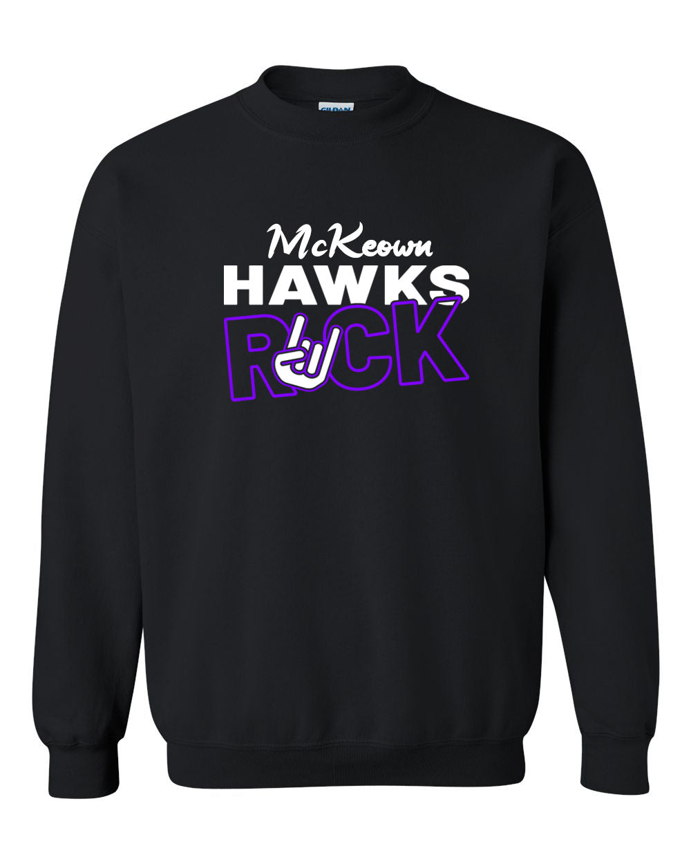 McKeown Hawks Rock non hooded sweatshirt