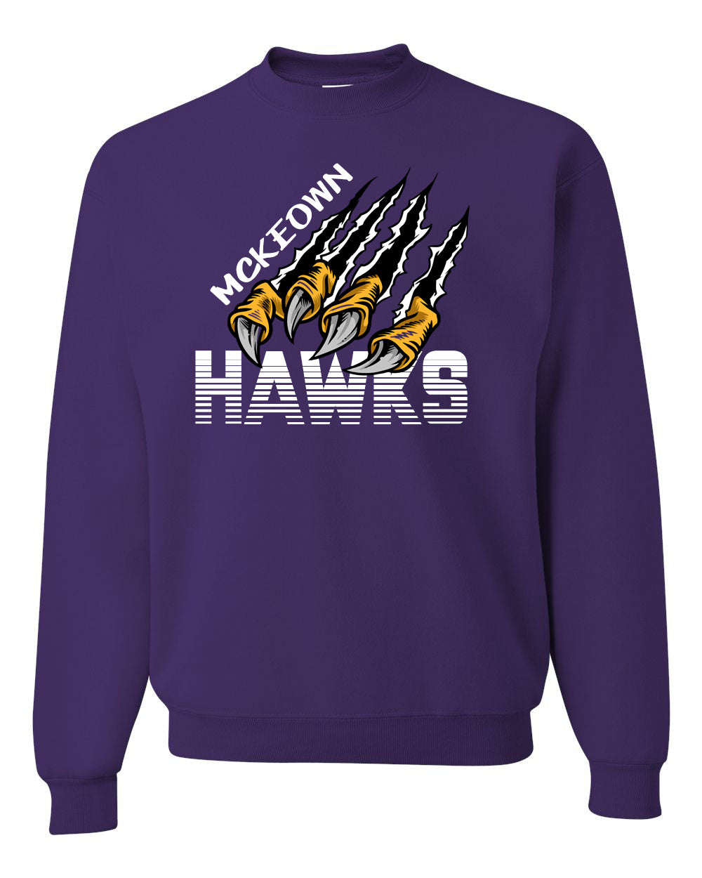 Hawk Claws non hooded sweatshirt