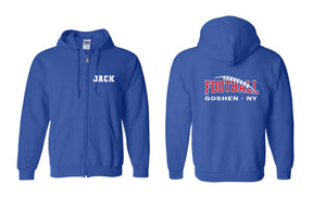 Goshen Football Design 2 Zip up Sweatshirt