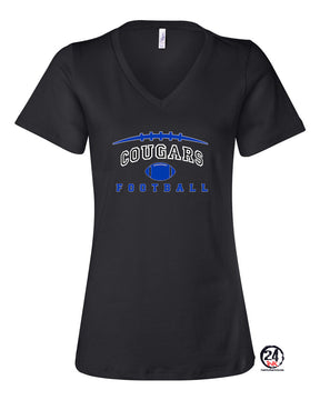 Cougars Football V-neck T-Shirt