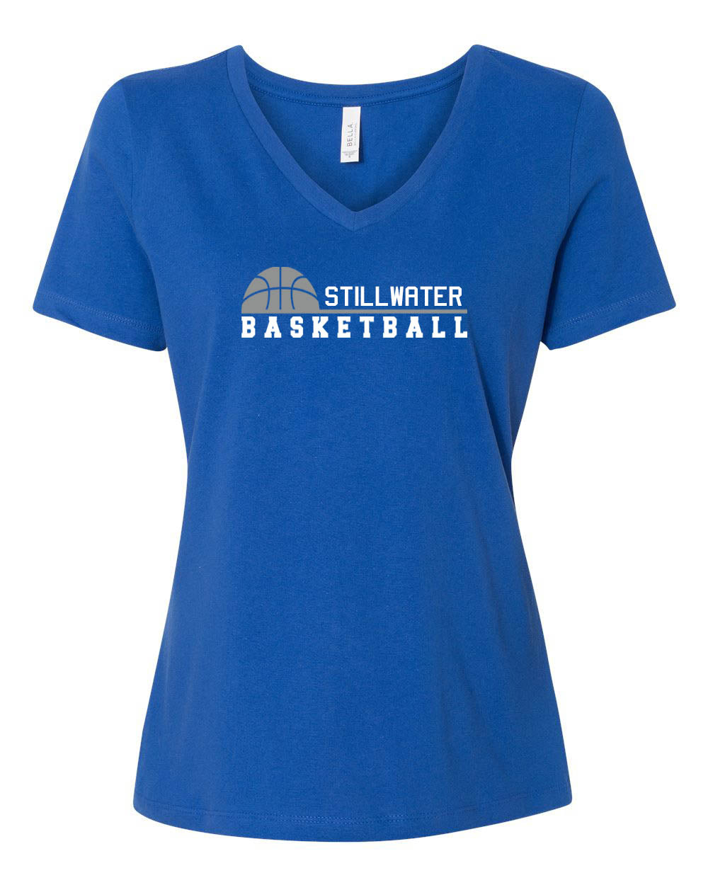 Stillwater Basketball Ball V-neck T-Shirt
